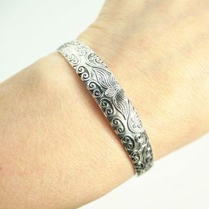 Tibetan Silver Cuff Bracelet